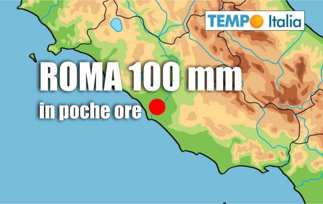 Roma, forte temporale in corso sulla città e sul litorale Roma, forte temporale in corso sulla città e sul litorale