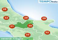Meteo Molise: clima fresco con il sole e qualche nube sui monti. Tornerà il caldo e qualche temporale Meteo Molise: clima fresco con il sole e qualche nube sui monti. Tornerà il caldo e qualche temporale