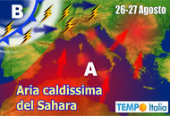 Fine Agosto, condizioni meteo estreme, dal caldo eccezionale a forti temporali