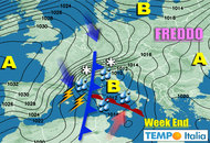 METEO dal 20 al 26 Ottobre: alta pressione in ritirata, arriva perturbazione