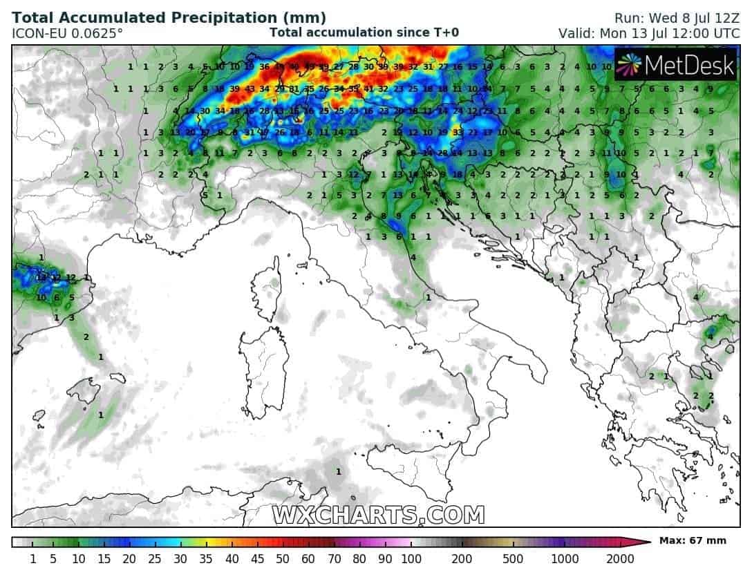 Meteo prossimi giorni, ecco i temporali