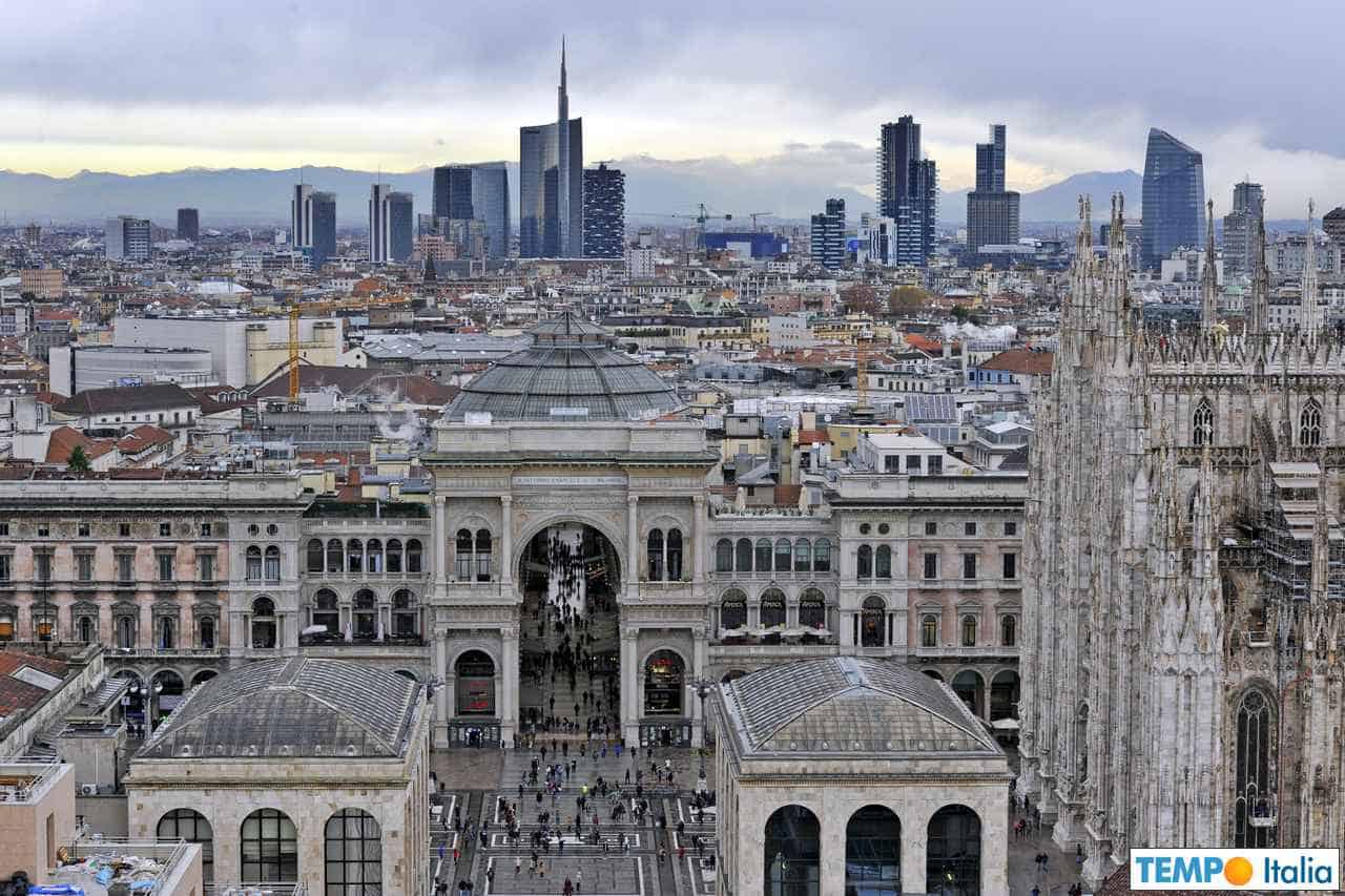 Il meteo Milano in forte peggioramento, calo termico, temporali. Rischio grandine