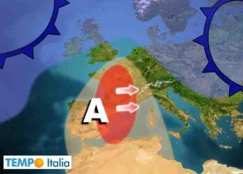 Ondata di caldo causata da un anomalo anticiclone.