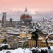 Veduta di Firenze sotto dopo una nevicata. Credit foto iStock