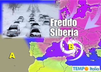 Editoriale indici climatici potrebbero favorire irruzioni di aria fredda siberiana in Europa.
