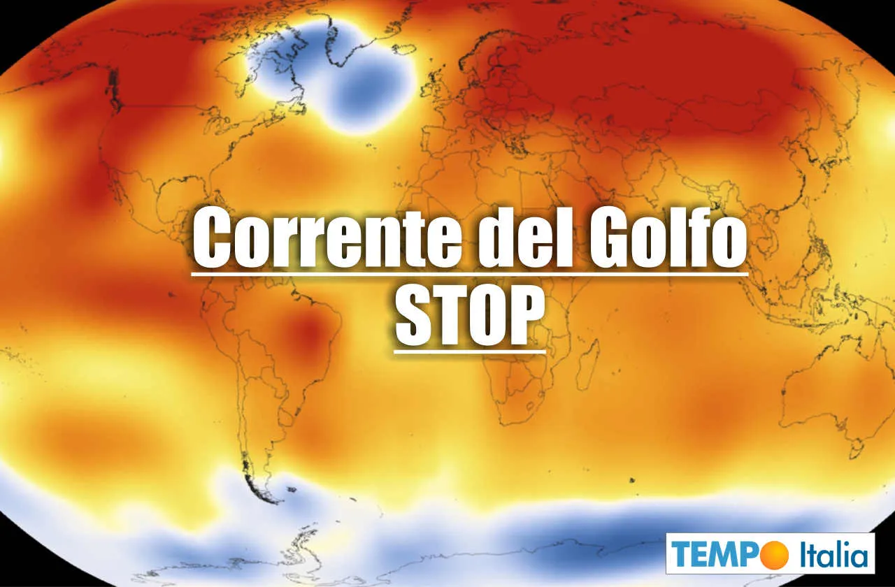 La Corrente del Golfo è in attenuazione.