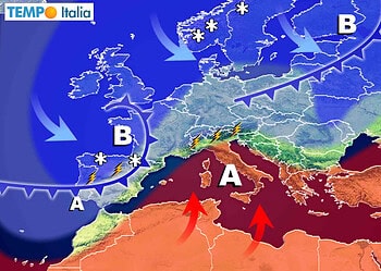 Meteo prossimi giorni.