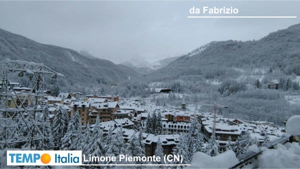 Piemonte, la nevicata. Nel nord regione è super neve. Condizioni meteo avverse
