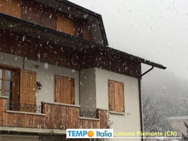 Centro ovest Emilia neve sino a 400 metri di quota