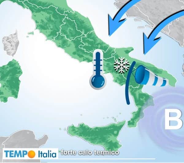 Aria più fredda irrompe dai Balcani, brusco calo termico al centro-sud 39 Aria più fredda irrompe dai Balcani, brusco calo termico al centro-sud