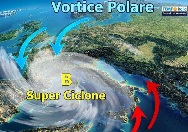 Ritornano perturbazioni: forte maltempo dal weekend, super depressione. Poi anche freddo artico e neve