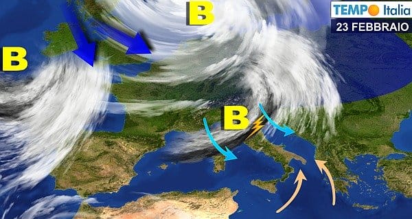 Breve fiammata di caldo primaverile, prossima settimana che vedrà serie di perturbazioni con pioggia e neve