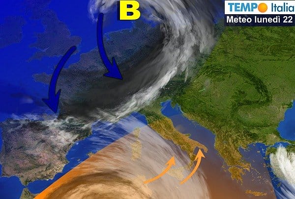 Arriva l’anticiclone e porterà breve ondata di caldo, prossima settimana con meteo più instabile e freddo