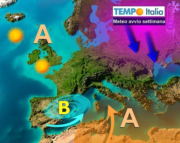 Dalla fiammata africana al forte maltempo. Settimana di Pasqua con molti colpi di scena e super sbalzi termici