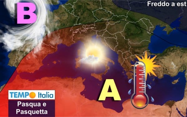 Primavera pronta esplodere tra Pasqua e Pasquetta. Meteo anticiclonico, mite sino a inizio Aprile
