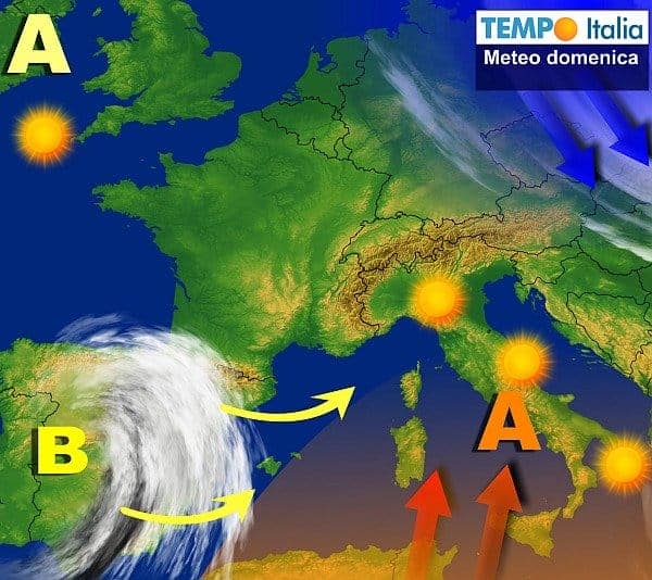 Sole e primi tepori di primavera nel weekend. Farà persino caldo ad inizio settimana, poi prospettive di forte maltempo