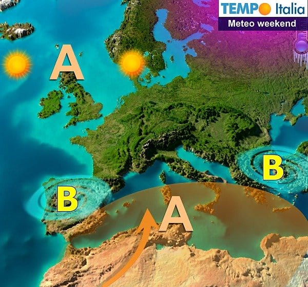 Utime piogge al Sud, torna il sole nel weekend. Primi tepori di primavera. Nuovo maltempo prossima settimana