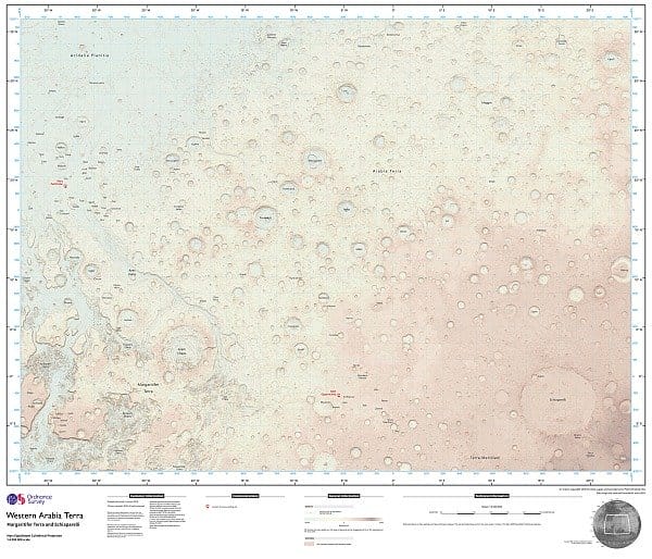 Tutti pronti per andare su Marte? Già pronta la prima mappa per orientarci