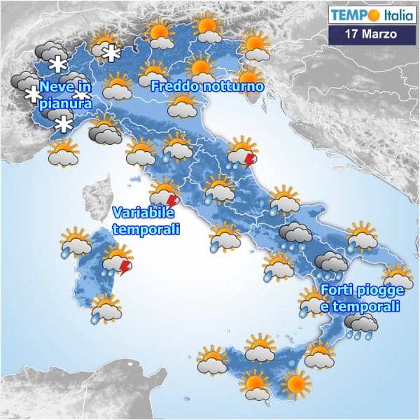 Settimana ancora all’insegna del freddo e dell’instabilità, migliora nel weekend