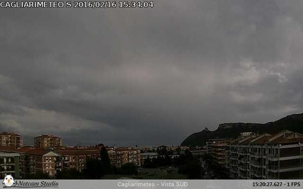 Cagliari, temporali a nord della città