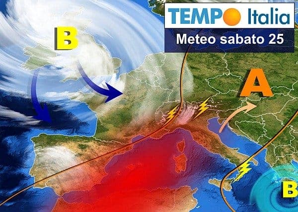Picco del caldo africano, poi nel weekend nuova ondata di temporali in arrivo al Nord 58 Picco del caldo africano, poi nel weekend nuova ondata di temporali in arrivo al Nord