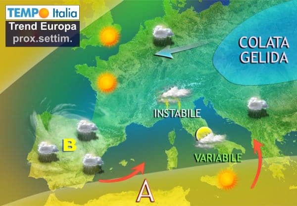 Dopo il freddo, temporaneo miglioramento. Prospettive di meteo invernale anche sotto Pasqua