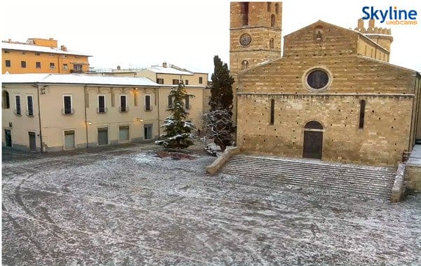 Teramo imbiancata di neve