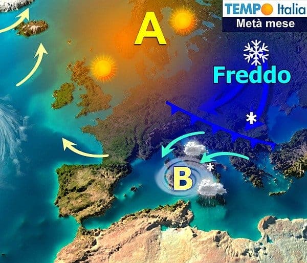 Freddo russo sull’Italia la prossima settimana, per la primavera bisogna ancora aspettare