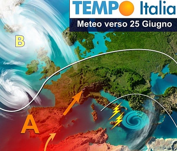 Vortice temporalesco lento a guarire, ma l’estate ripartirà. Possibili sorprese a fine mese 7 Vortice temporalesco lento a guarire, ma l’estate ripartirà. Possibili sorprese a fine mese