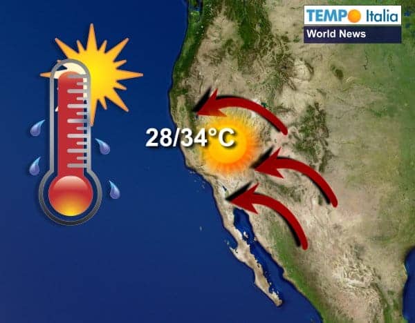 Cosa è successo a El Niño: due estremi, est USA freddo imponente, l’ovest USA batterà i record di caldo