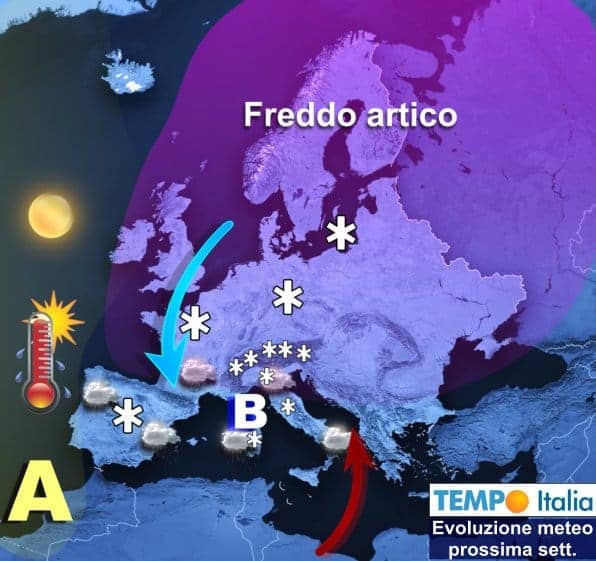 Ma la prossima settimana tornerà davvero l’inverno? Quanto farà freddo?