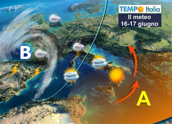 Dal gran caldo, solo al sud, al violento maltempo: è meteo estremo di giugno 16 Dal gran caldo, solo al sud, al violento maltempo: è meteo estremo di giugno