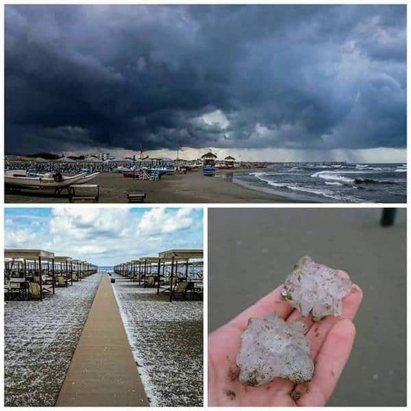 Anche nelle coste grandine di grossa taglia, tra le tante, tra cui la Versilia (Toscana) 6 Anche nelle coste grandine di grossa taglia, tra le tante, tra cui la Versilia (Toscana)