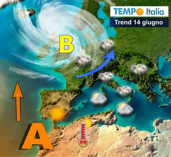 Sussulto fresco con temporali, poi scoppierà il gran caldo africano su mezza Italia 25 Sussulto fresco con temporali, poi scoppierà il gran caldo africano su mezza Italia