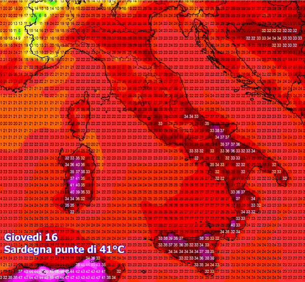 Ondata di calore confermata per Sardegna, Sicilia e Sud. Caldo forte anche al Centro 30 Ondata di calore confermata per Sardegna, Sicilia e Sud. Caldo forte anche al Centro