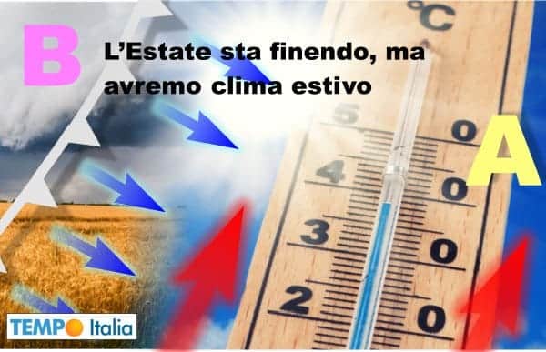 L’Autunno è dietro l’angolo, ma potrebbe primeggiare l’Alta Pressione alle forti Basse Pressioni. Le condizioni meteo saranno estive 72 L’Autunno è dietro l’angolo, ma potrebbe primeggiare l’Alta Pressione alle forti Basse Pressioni. Le condizioni meteo saranno estive