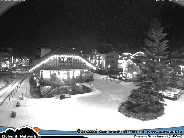 Val di Fassa, alla fine è vera di neve