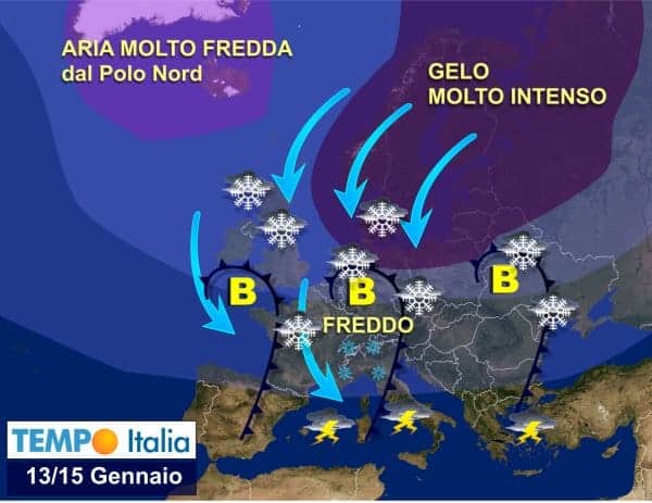 Marcata variabilità su Italia. Neve su Alpi. Segue aria gelida su Italia 47 Marcata variabilità su Italia. Neve su Alpi. Segue aria gelida su Italia