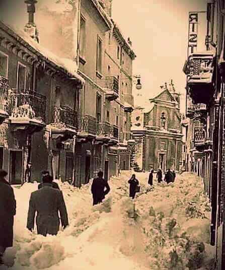 1956 un metro di neve nel sassarese