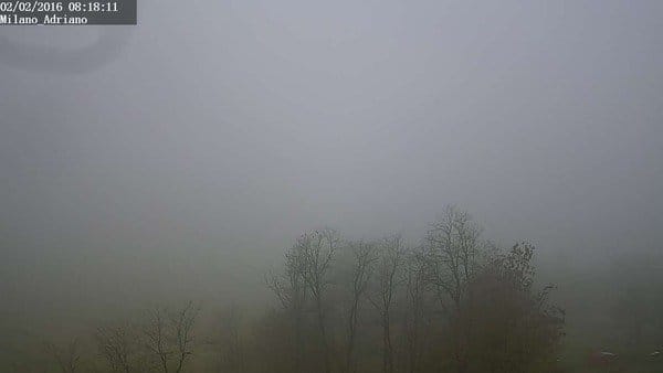 Meteo a Milano, ancora nebbia, ma temperatura mite. Prosegue la siccità