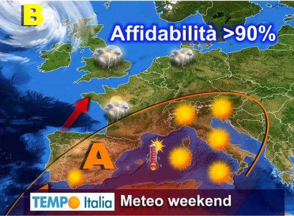 Weekend d'estate, poi primo autunno: forte peggioramento per Bassa Pressione proveniente da est 8 Weekend d’estate, poi primo autunno: forte peggioramento per Bassa Pressione proveniente da est