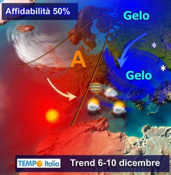 Anticiclone invernale accoglierà dicembre, poi nuovi stravolgimenti meteo 1 Anticiclone invernale accoglierà dicembre, poi nuovi stravolgimenti meteo