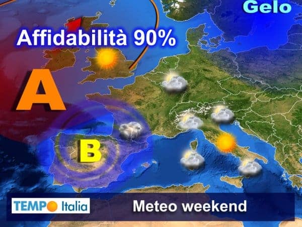 Meteo weekend: sabato brutto, poi lieve miglioramento. Prossima settimana con freddo crescente 12 Meteo weekend: sabato brutto, poi lieve miglioramento. Prossima settimana con freddo crescente