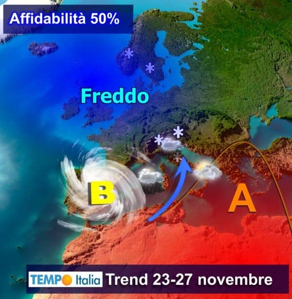 Meteo tra alti e bassi: prima migliora, ma per fine novembre è atteso super maltempo 30 Meteo tra alti e bassi: prima migliora, ma per fine novembre è atteso super maltempo