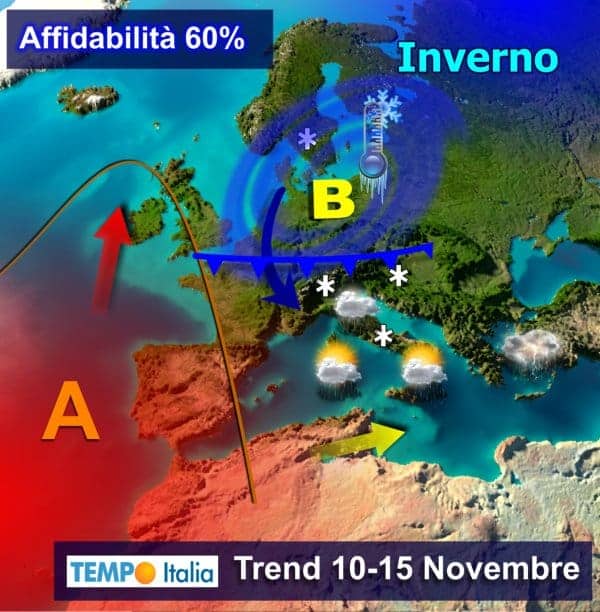 Meteo invernale: col maltempo arriverà il freddo, poi altri impulsi artici 56 Meteo invernale: col maltempo arriverà il freddo, poi altri impulsi artici