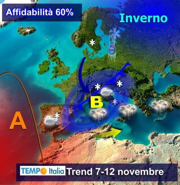 Super maltempo d'autunno, poi la svolta: scenari meteo d'inizio inverno 60 Super maltempo d’autunno, poi la svolta: scenari meteo d’inizio inverno