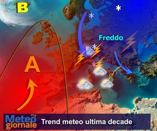 Potenziale arrivo del freddo simil invernale dopo Pasqua. Meteo bizzaro