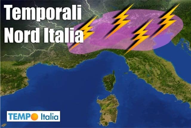 Genesi di forti temporali per il Nord Italia. Meteo estremo ancora