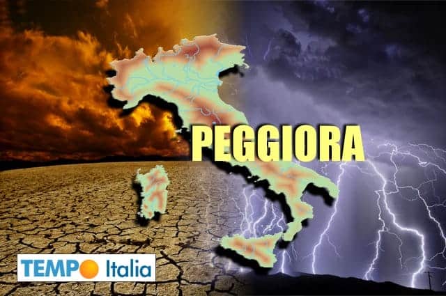 CALDO, ma il meteo cambia: burrasca d’Estate verso l’Italia