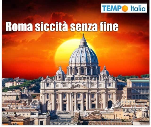 Roma siccità senza fine, serie restrizioni idriche a causa del meteo estremo